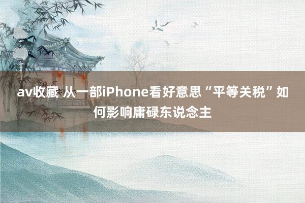 av收藏 从一部iPhone看好意思“平等关税”如何影响庸碌东说念主